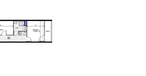 Appartement 1 pièce 29 m²