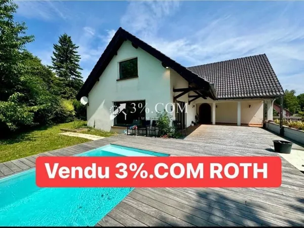 3%COM Belle propriété avec piscine et sauna sur terrain de