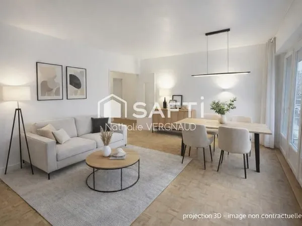 Appartement 4 pièces 75 m²