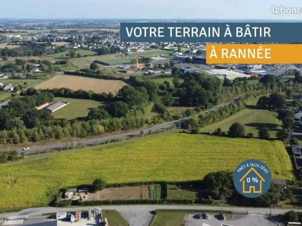 Terrain 565 m² Rannee