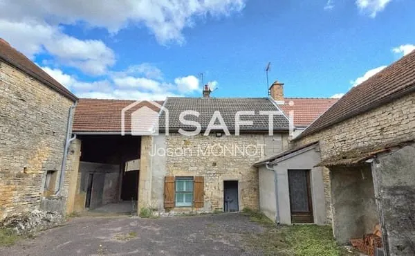 Maison en pierre de Bourgogne avec dépendances