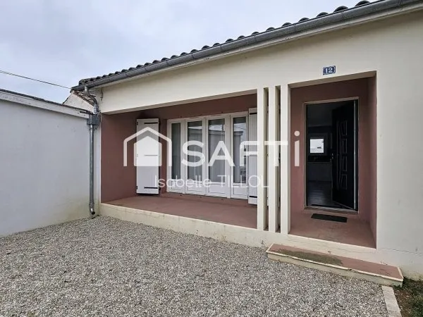 Maison 3ch avec jardin clos