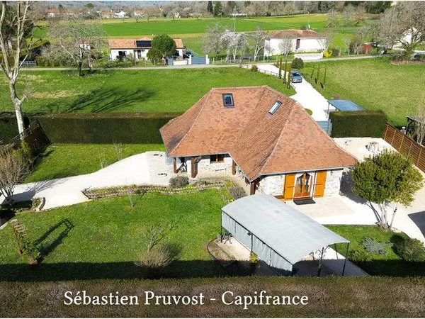 Maison à vendre 4 pièces PROCHE SAINT PARDOUX LA RIVIERE (24), 100m2 hab., terrain 2600m2 env dont 1