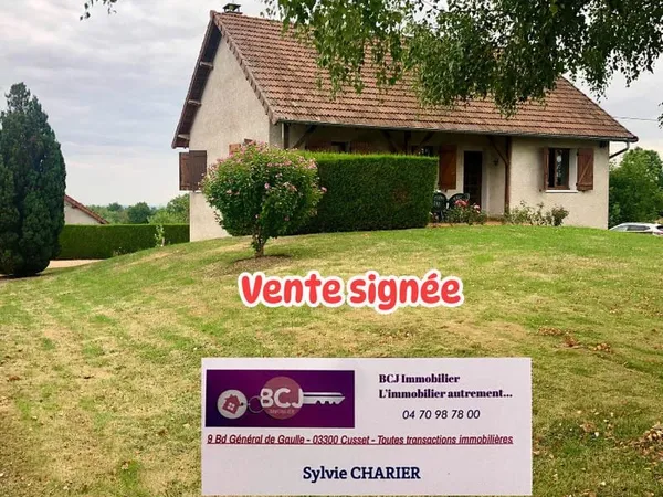 À 10 mn de Cusset : Agréable pavillon (vie de plain-pied) av