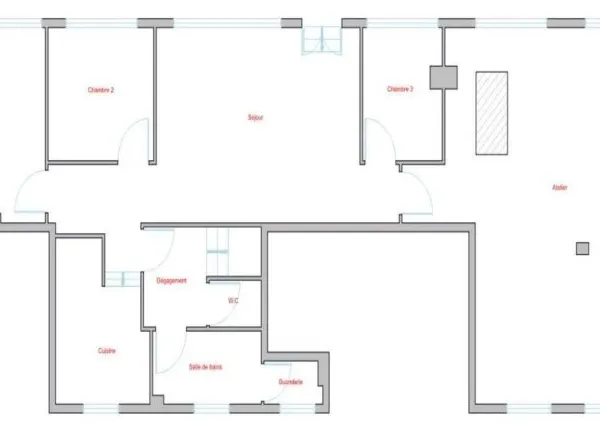 Bureaux 162 m²