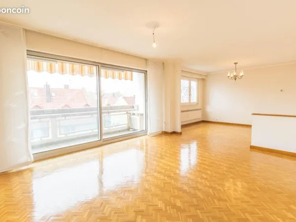 Vente | Appartement T3 | 2ch | 104 m² | Strasbourg Cronenbourg| Expo Ouest | Parking + Balcon | Asce