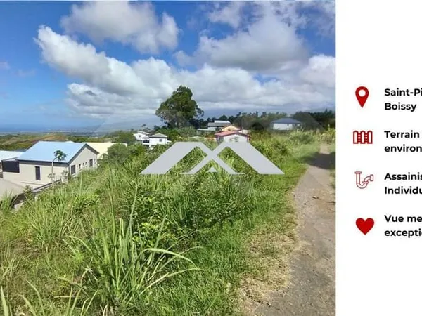 Terrain 284 m² Saint Pierre