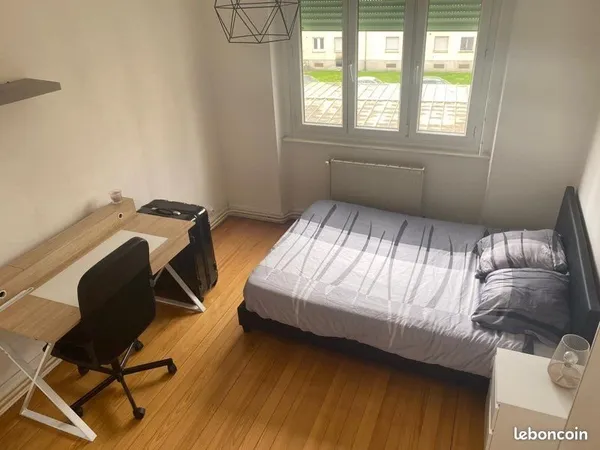 🏡 Chambre en colocation meublée - tout inclus, dispo 31 mars à Mulhouse