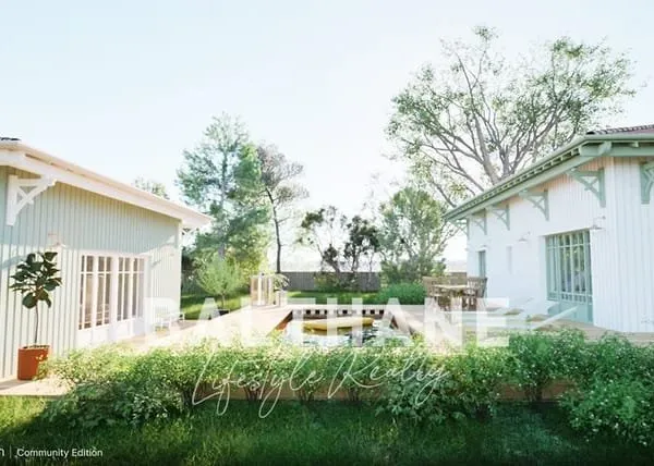 Exclusivité, villa avec permis de construire au Cap Ferret