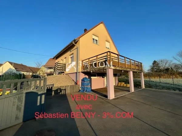 3%.COM - EXCLUSIVITÉ à MULHAUSEN, Maison 2016, 117m2, 4 cham