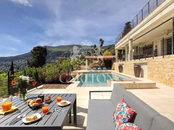 Grasse Magagnosc - Belle Villa Moderne Au Calme Absolu