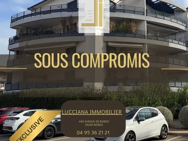 Appartement T3 Vue montagne Quartier prisé Avenue de BORGO