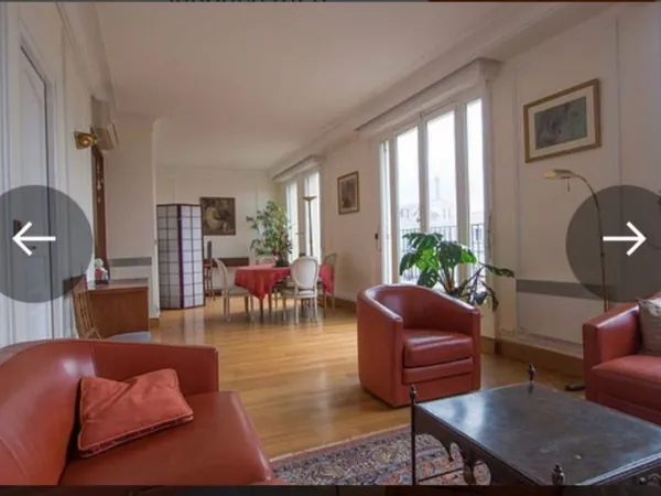 Loue appartement meublé 3 pièces 79m² Paris 16ème