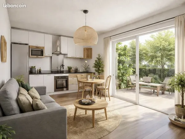 Location a l'anné_ T2 neuf avec jardin et stationnement à Agde