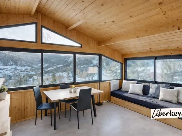 Chalet 79m² Allos - Vue imprenable sur le Seignus - Clé en main