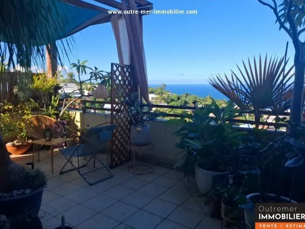 Très bel appartement F2 avec jardin et vue mer