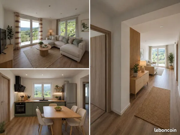 Appartement T4 de 87 m² avec vue panoramique - Morre / Besançon