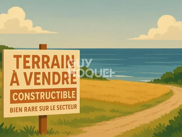 Terrain de 403 m2 constructible + grange à Mimizan plage.