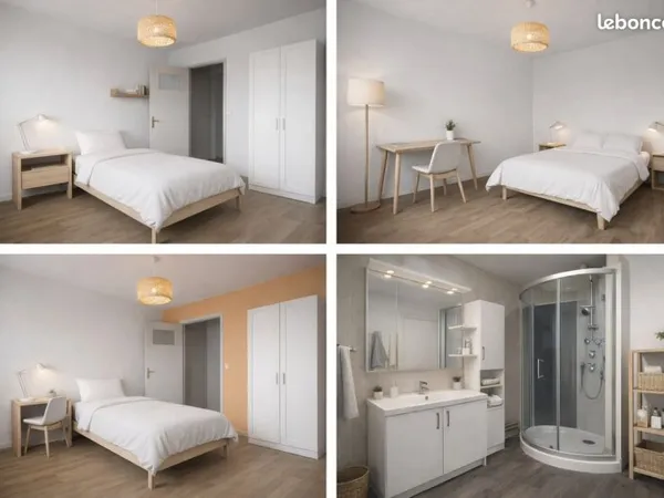 Chambre meublée en colocation - CHU / Fac Médecine à pied - Loos (59)