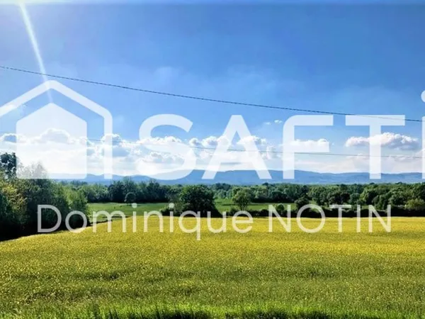 Chalets sur terrain 530m² avec Vue en Val de Saône