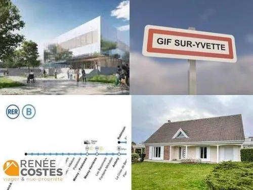 Vente en nue propriété - H74 ans - GIF SUR YVETTE (91190)