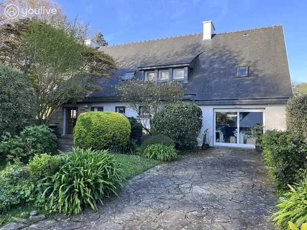 Maison familiale évolutive au coeur de Fouesnant - 145 m² - Jardin clos de 966 m²
