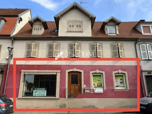 Local 2 pièces 57 m²