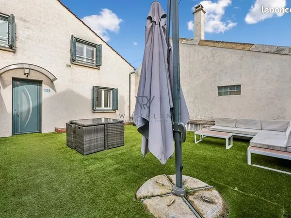 Bezons - rue Edouard Vaillant - 77,77m2 - 2 chambres - terrasse/petit jardin de 42m2