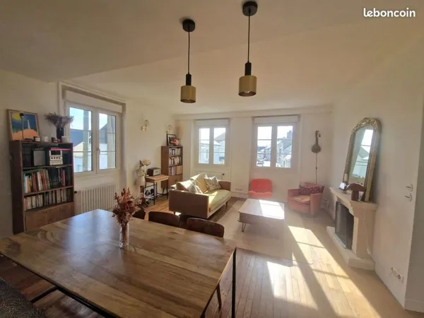 T4 rénové 82m² - jardin + garage - Toutes-Aides - cheminée