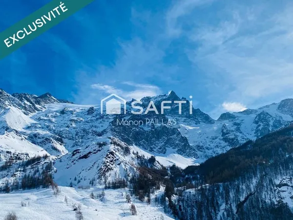 Terrain constructible avec vue sur La Meije