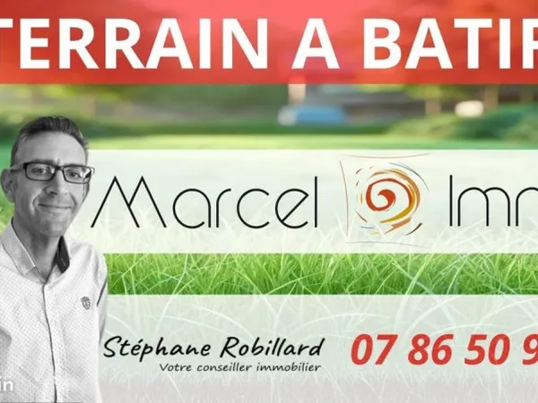 Terrain 1 000 m² Saint Saturnin