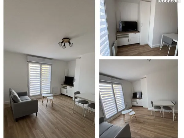 Appartement meublé 32m² - Lens centre-ville -1 ch - ascenceur - parking privé sécurisé