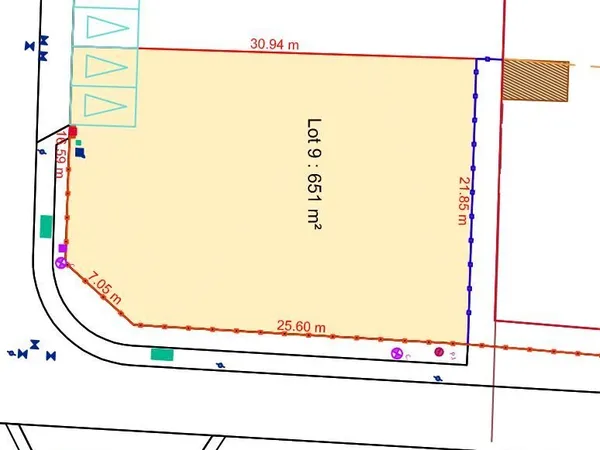 Terrain à bâtir de 661 m² à AMILLY (28)