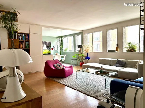 Appartement familial - plan parfait : grand séjour - 3 ch - Calme & Lumière
