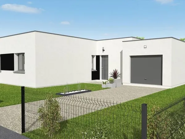Projet de construction d'une maison 91.24 m² avec terrain à PLERGUER (35)