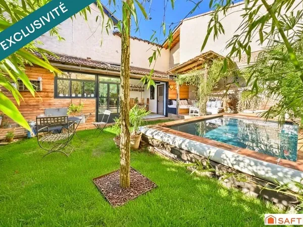 Magnifique Maison de Ville T6 195m2 avec jardin et piscine!!!