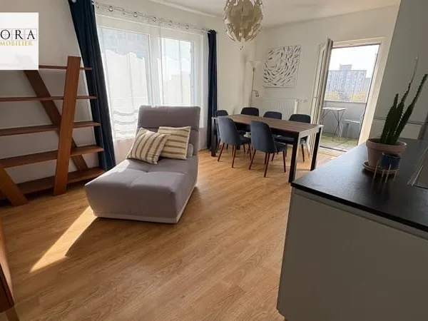 4 pièces 77m2 avec balcon, immeuble de 2018