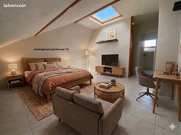 Studio 1 pièce 17 m²