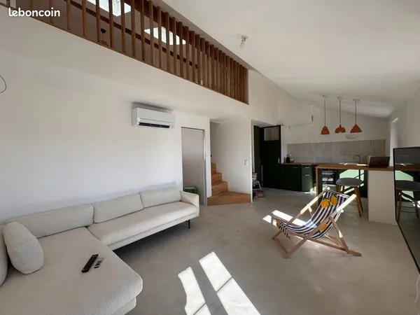 Appart duplex 2 ch lumineux au Mourillon de 51m2 (42m2 carrez) exposé Ouest au calme