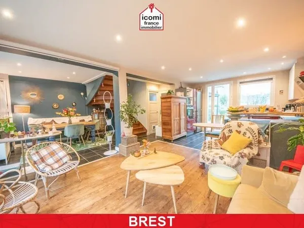 FINISTERE - Brest (29200) - A VENDRE - MAISON - ANNEE 50 - T5 - 4 CHAMBRES - AUCUNS TRAVAUX - CALME 