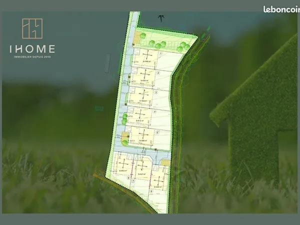 Terrain 599 m² LA CHAPELLE SAINT AUBIN