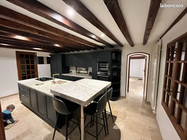 Grande maison meublée 5 chambres à la campagne