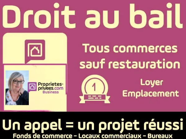 AIX LES BAINS - Cession de bail, Local commercial 50 m²