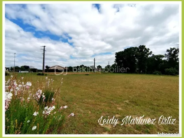 Terrain 889 m² Creon D Armagnac