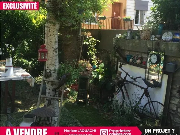 EN EXCLUSIVITE : DUPLEX 57 M²+ GRAND JARDIN PRIVATIF 50M²+ CAVE 10m² A ALFORTVILLE