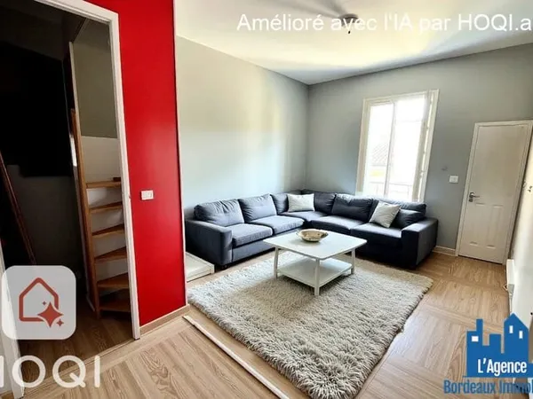 BORDEAUX ORNANO - TRAM A: HÔTEL DE POLICE- APPARTEMENT DUPLEX A RÉNOVER !