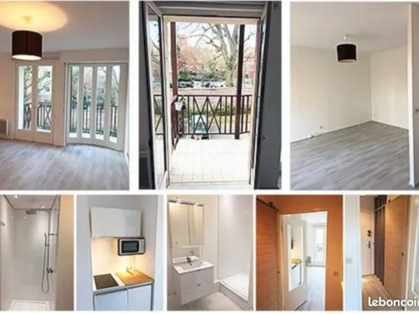 Agréable Studio à louer meublé - Résidence "Les Jardin de Barbieux"