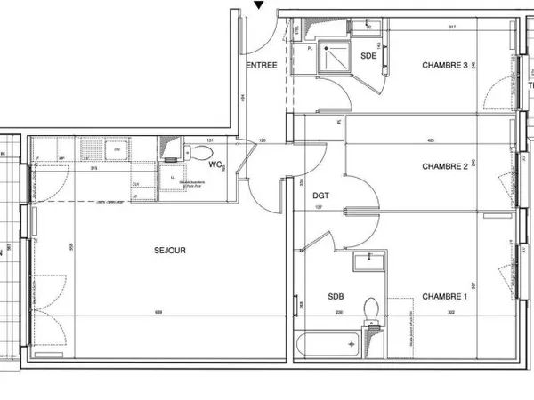 Appartement 4 pièces 80 m²