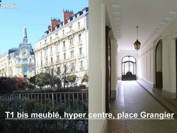 T1 bis meublé, hyper centre, au calme