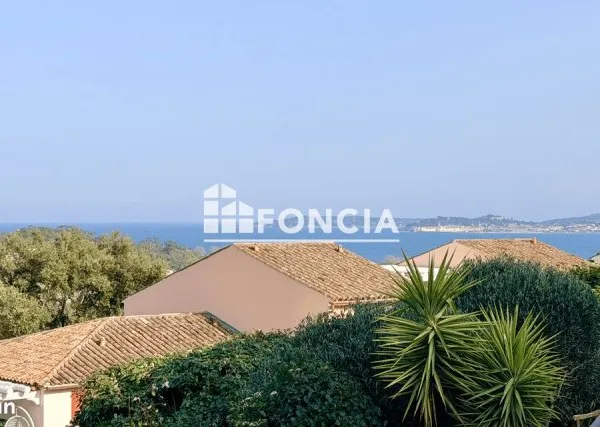 Appartement t3 plus coin nuit - domaine les restanques - vue mer - residence securisee avec piscine 